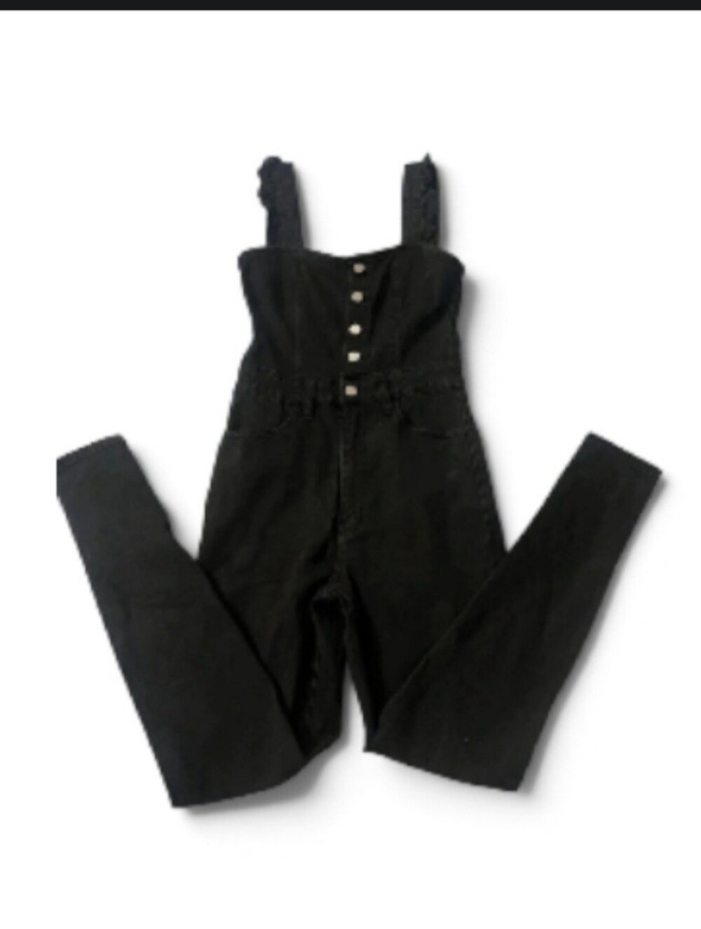 Button-Front One-Piece Jumpsuit